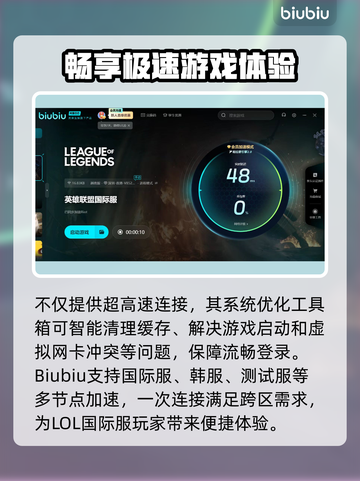 英雄联盟国际服加速器推荐💥玩LOL必备！🚀截图3