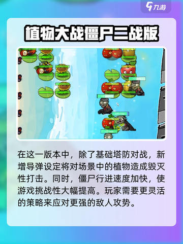 植物大战僵尸二战版🔥玩法大揭秘！ Zombies来袭⚡截图3