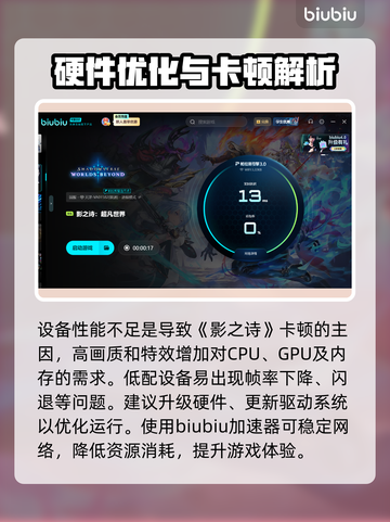 🎮影之诗超凡世界卡顿？秒变丝滑！✨截图3