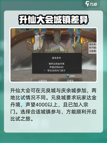 鬼谷八荒升仙大会怎么玩介绍截图2