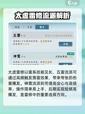 问剑长生：揭秘各职业流派🔥游戏党必看！截图4
