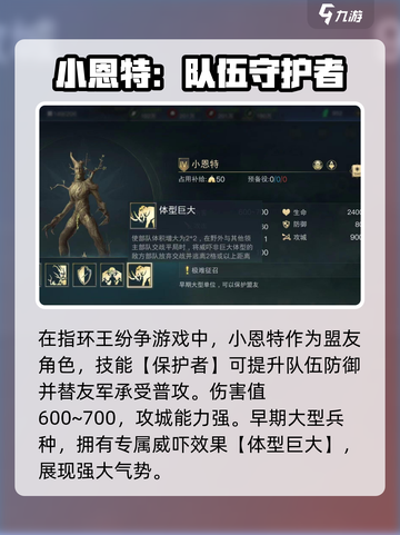 指环王纷争小恩特介绍介绍截图3