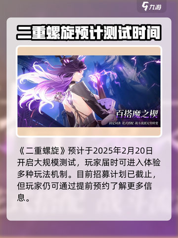 二重螺旋定档什么时候介绍截图2