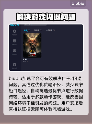 仁王2闪退？加速器来救场！🔥🎮截图3