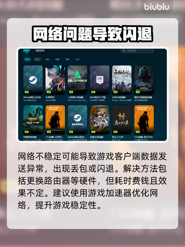 电脑玩游戏闪退？这些问题:');
截图3