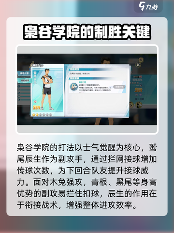 排球少年手游🔥鹫尾辰生技能全面解析✨截图4