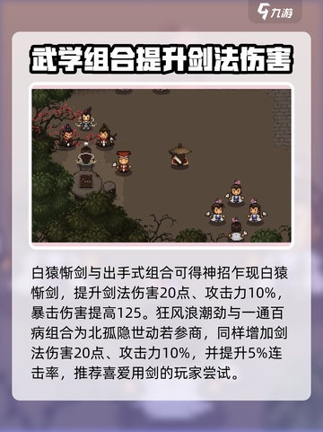 大江湖之苍龙与白鸟武学特性怎么组合介绍截图2