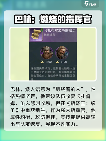 指环王纷争巴林怎么样介绍截图2