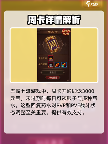 五霸七雄月卡有什么用介绍截图3