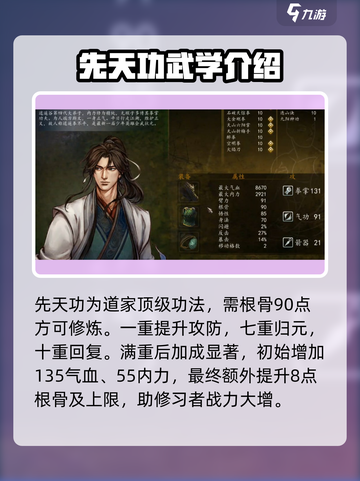 侠客风云传前传先天功给谁比较好介绍截图2
