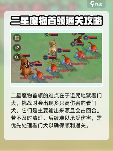 魔力宝贝复兴✨2星魔物首领打法揭秘🔥超简单！截图2