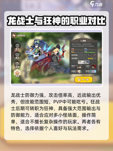 🌈彩虹橙手游：职业选择与强度全解析🔥截图3