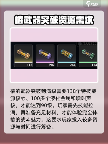 鸣潮椿培养材料有哪些介绍截图5