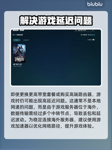 僵尸毁灭工程联机延迟？❌优化工具来帮忙！⚡截图3