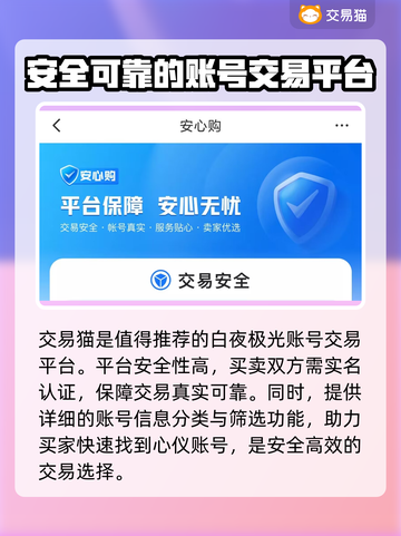 白夜极光账号交易💡超值卖号秘籍🎉截图2