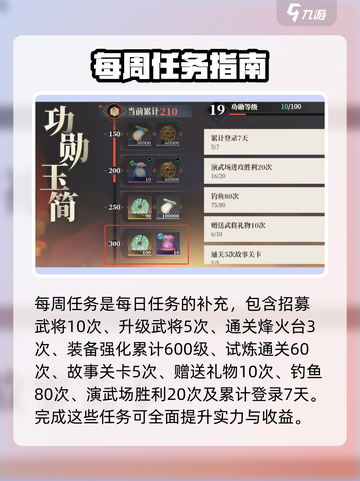 三国志幻想大陆2🔥周常任务全攻略⚡必看截图3