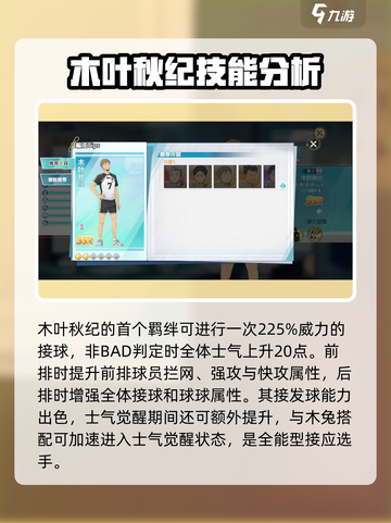 排球少年手游木叶秋纪怎么样介绍截图3