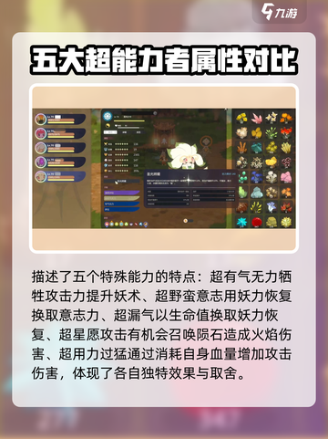 妖之乡✨闪光天赋大揭秘！游戏玩家必看🔥截图3