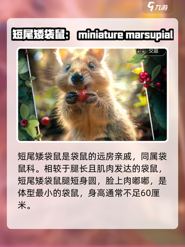 野兽领主新世界短尾矮袋鼠怎么样介绍截图2