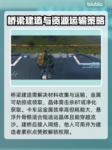 死亡搁浅2🔥建桥攻略✔快速搭建桥梁方法！截图3
