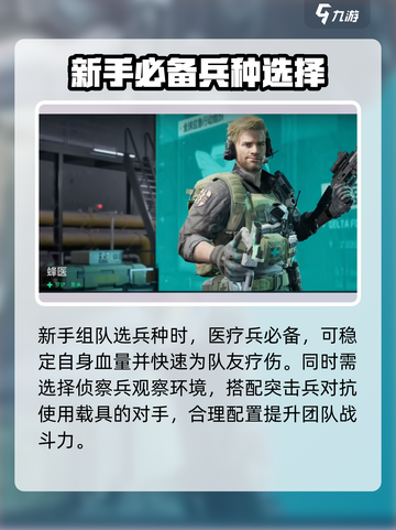 三角洲行动新手兵种搭配介绍截图4