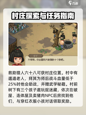 大侠立志传无名村攻略介绍截图2