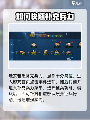 世界启元兵力补充方法有哪些介绍截图2