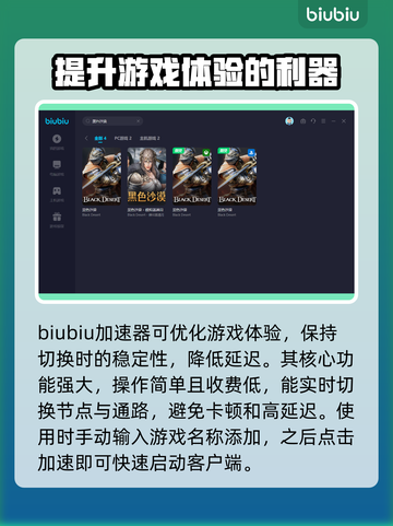 黑色沙漠🔥掉线原因及加速器推荐💥截图3