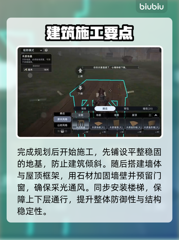 【荒原曙光】手把手建房🔥爆肝攻略来了！🏠截图4