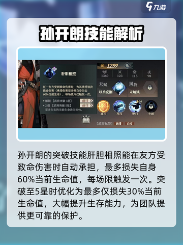 三国志幻想大陆2枭之歌孙开朗强度如何介绍截图4