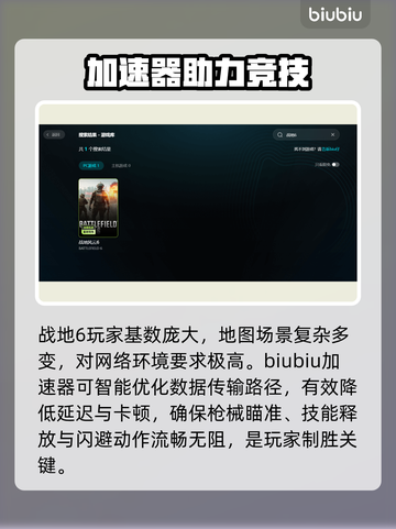 🔥战地6加速器推荐！低延迟神器💥截图2