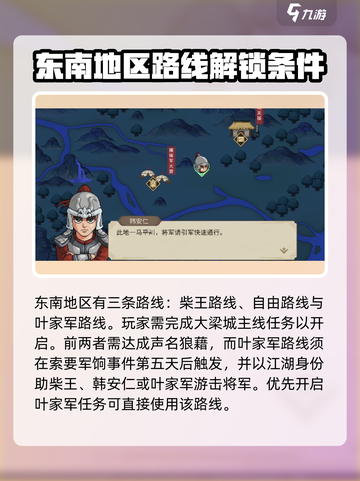大侠立志传东南地区怎么开启介绍截图2