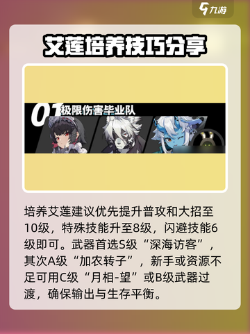 绝区零🔥鲨鱼妹艾莲培养配队攻略来啦！截图2