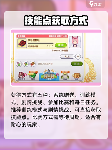 闪耀优俊少女🔥技能点获取方式大揭秘！截图2