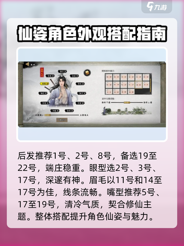 鬼谷八荒最新仙姿男捏脸攻略介绍截图3