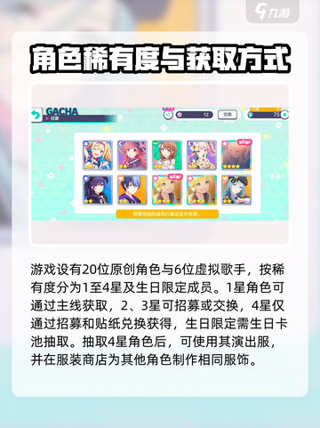初音未来缤纷舞台成员怎么获取介绍截图2