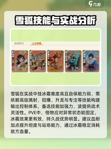 离火之境🔥：雪狐神兽效果全面解析！截图4