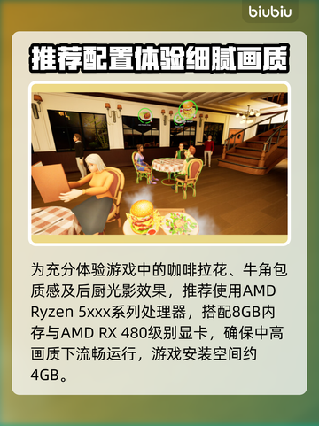 🔥《法国小馆儿模拟器》配置要求曝光！🎮✨截图3