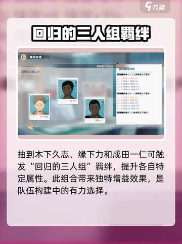 排球少年手游乌野高中羁绊有什么介绍截图6