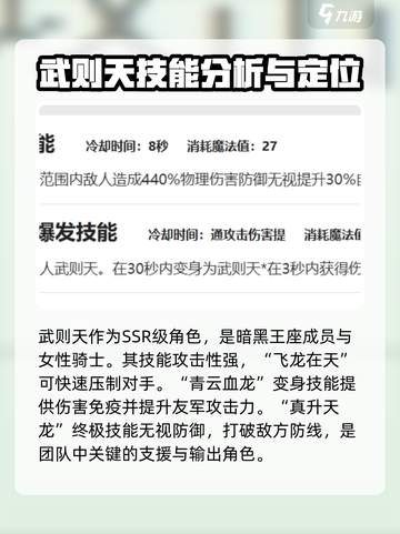 剑与骑士团武则天强度解析介绍截图2