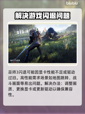 《巫师3》闪退原因大揭秘！❌解决办法在这里🔥截图6