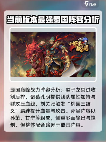 小虾米战三国阵容怎么搭配介绍截图3