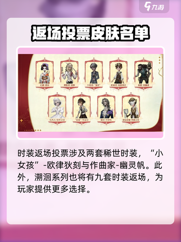 第五人格七周年返场皮肤有哪些介绍截图2