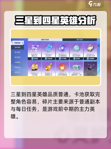 星之破晓🔥契约碎片使用大全，快速提升战力秘籍！截图3