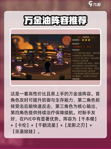 忍者时刻🔥最强阵容搭配推荐！玩转游戏就靠它🎉截图3