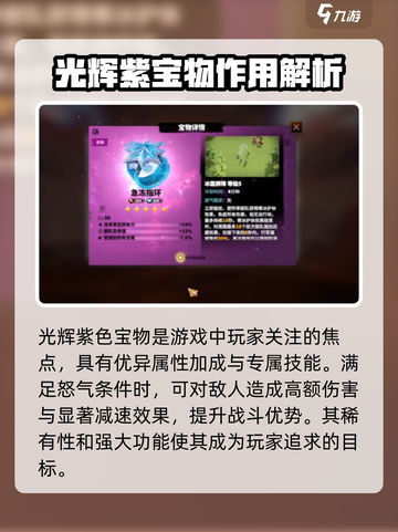 万龙觉醒🔥光辉紫色宝物技能超详细解析来了！截图2