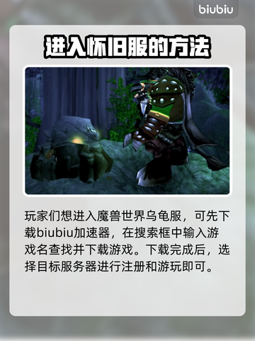 魔兽世界😎乌龟服进入方式大揭秘！🔥截图2