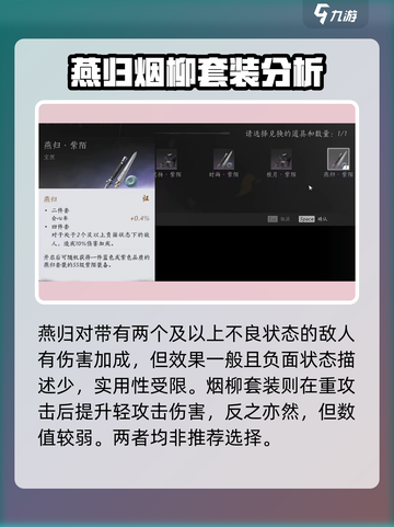 燕云十六声🔥全套装备大揭秘！游戏玩家必看👇截图4