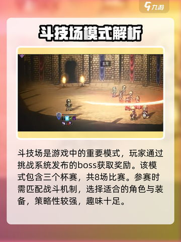 《歧路旅人大陆的霸者》斗技场🔥玩法攻略来啦！截图2