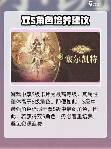 异世代光与魔法s和ss的区别有哪些介绍截图2